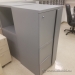 Teknion Pewter Storage Tower with Wardrobe, Shelf, Filing
